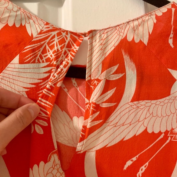 Red print dress from Zara - Picture 4 of 4